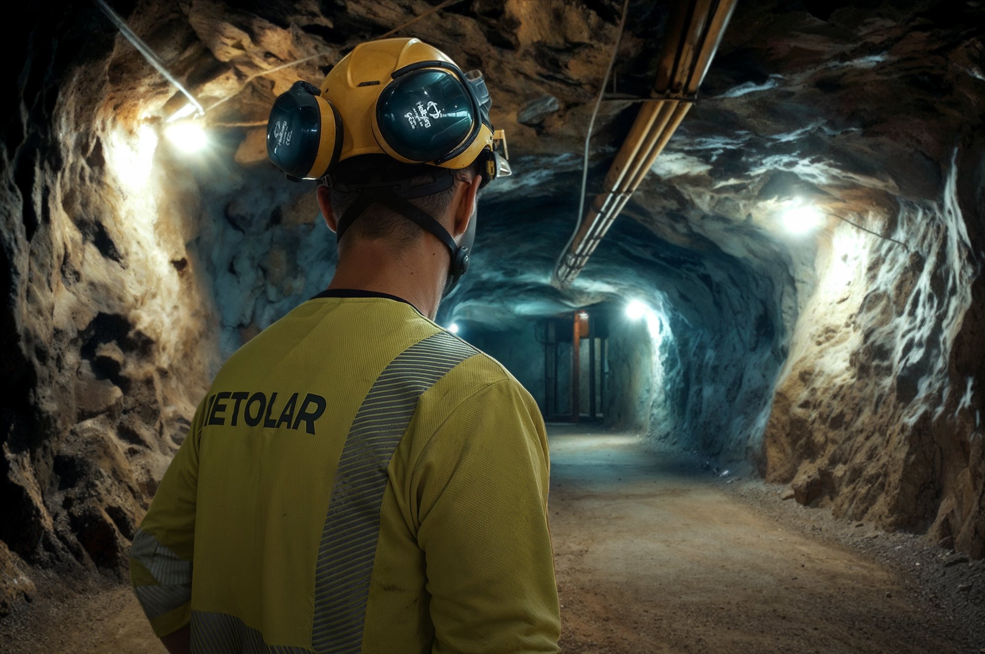Worker in a mine_AI_Janne Mikkilä