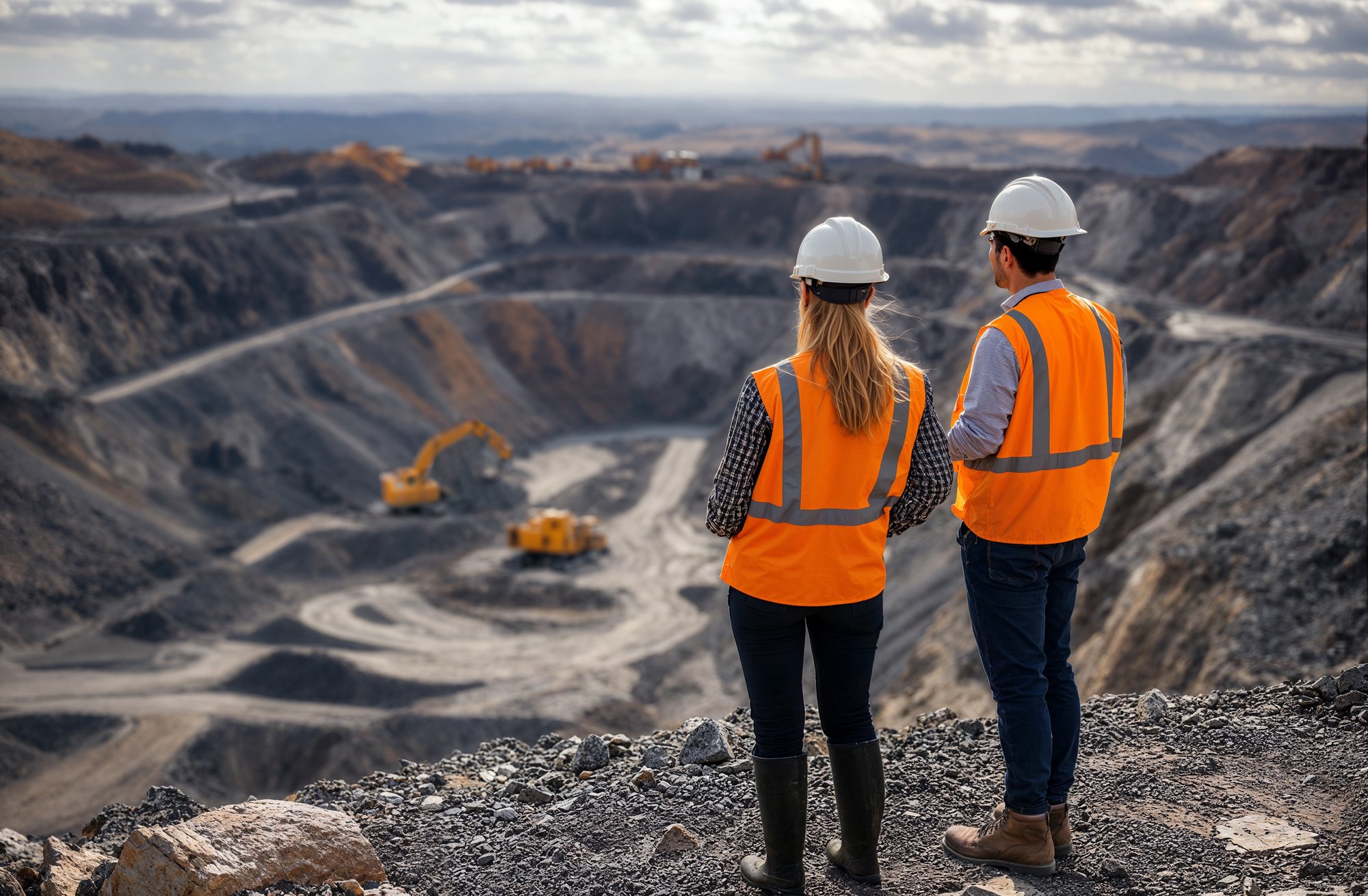 Workers in mining site_AI_Janne Mikkilä